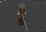 create custom minecraft 3d blockbench model with texture and animation